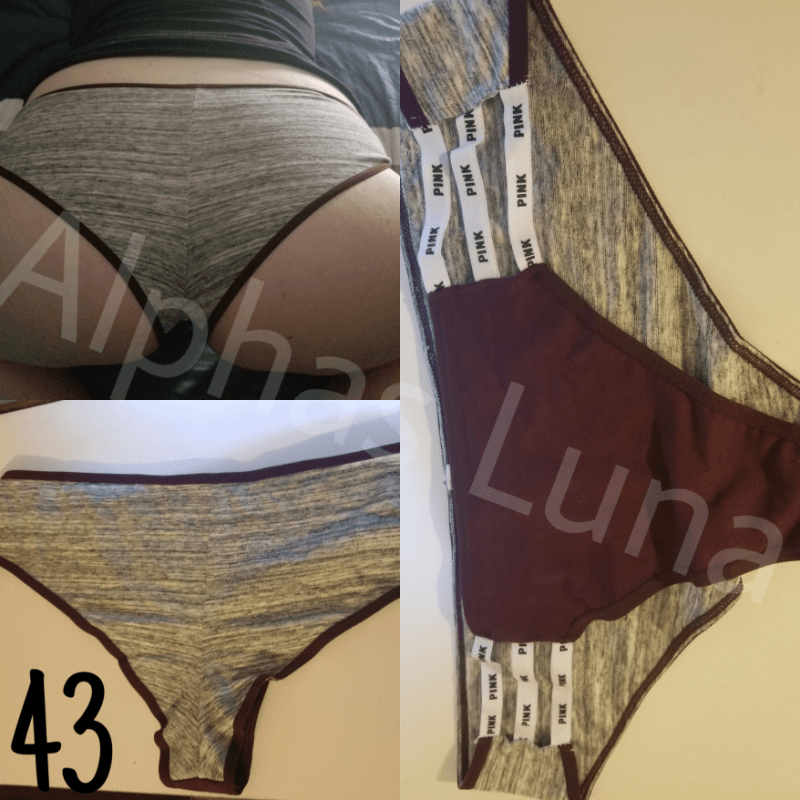 Victoria Secret grey and maroon