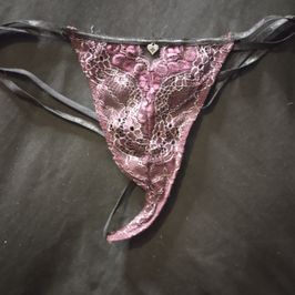 Purple lace gstring