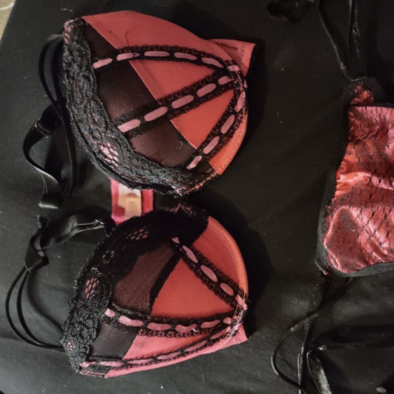 Pink and black set