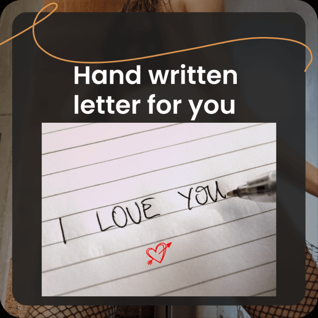 A letter for you by real mail