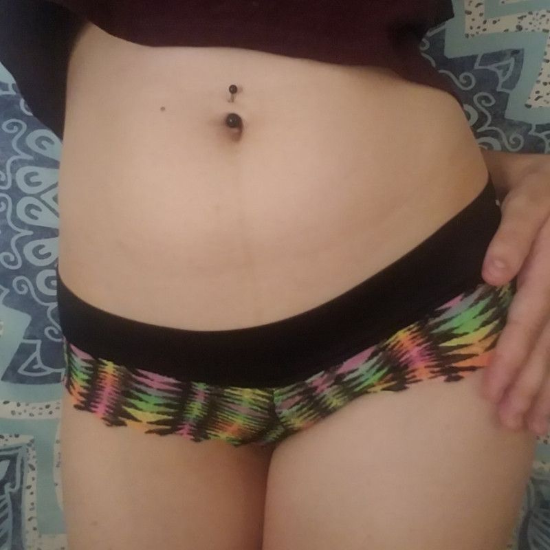 Rainbow Cheeky Panties