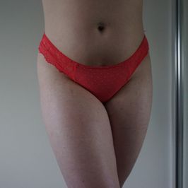 Orange Lace Panties