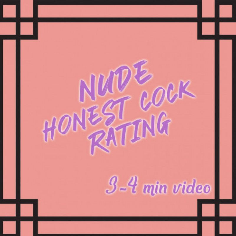 Nude Honest Cock Rating