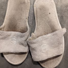 Well Worn Shangri La Hotel Slippers