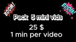 Pack 5 mini Vids