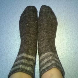 Very warm dog wool socks