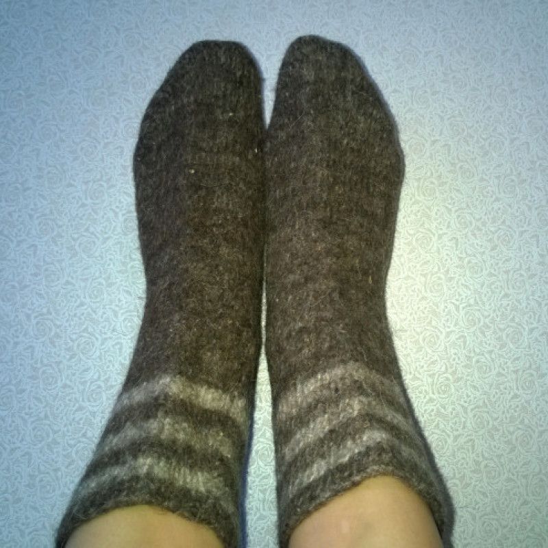 Very warm dog wool socks