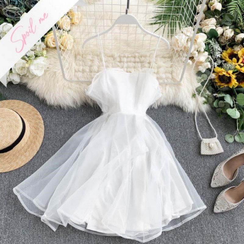 White summer elegant dress