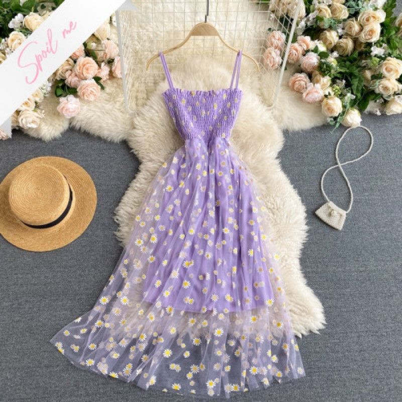 Sunflower medium long dress