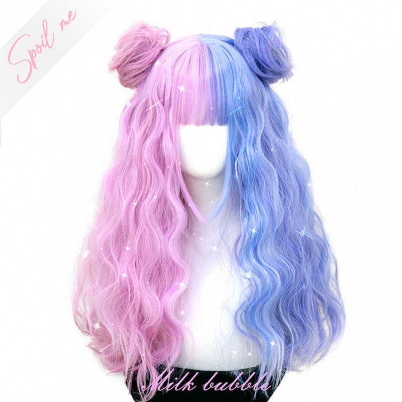 Pastel Pink and Blue Wig