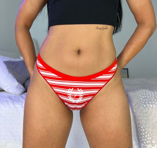 Victorias Secret Candy Stripe Panties Dirty With Cum Video