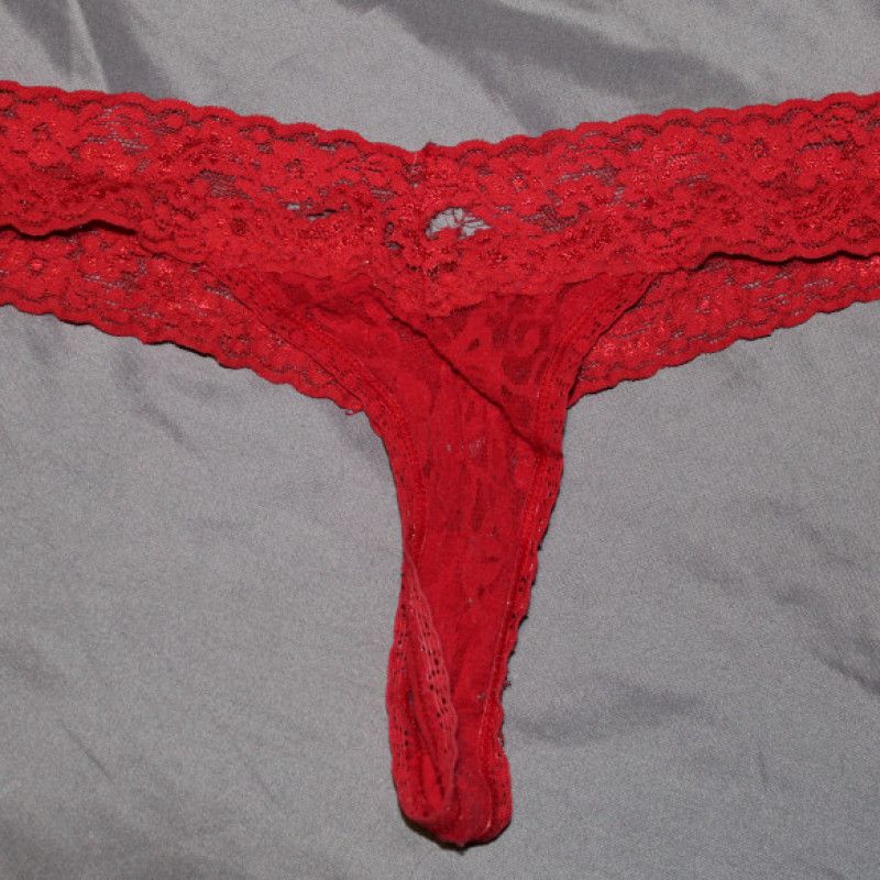 Super Old and Used Red Thong