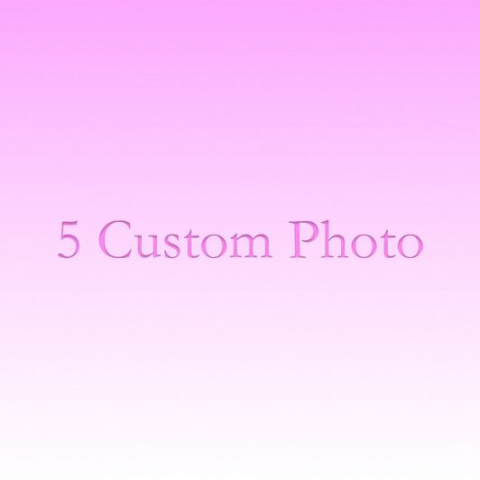 5 custom photo