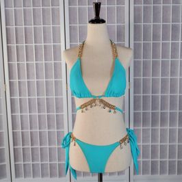 Blue Bikini with Jewels