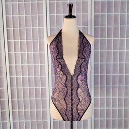 Purple Sheer Bodysuit