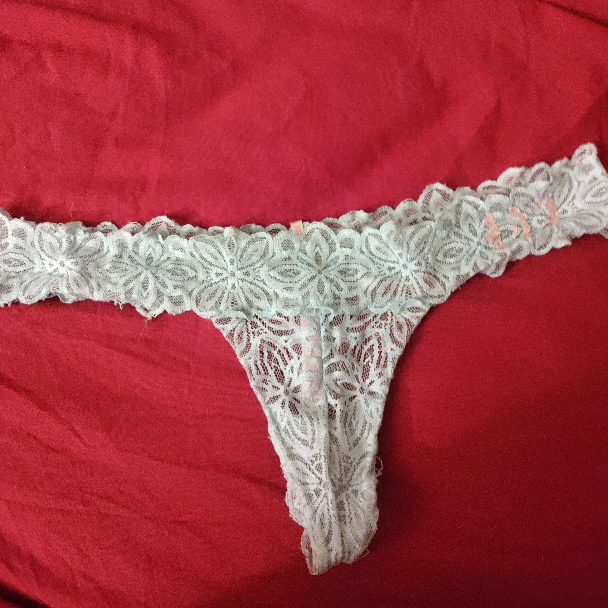 Pink vs lace thong