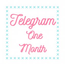 Telegram for one full month