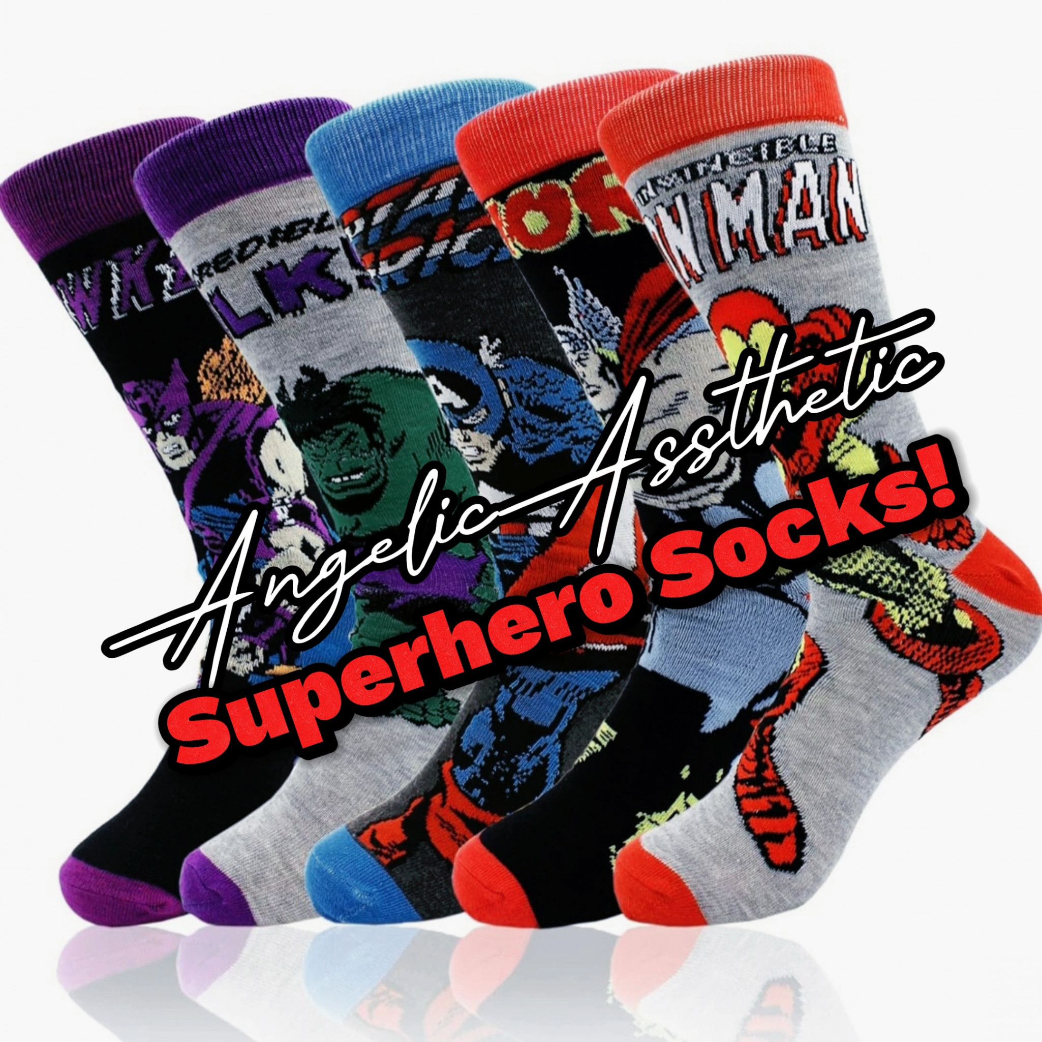 Superhero Goddess Socks