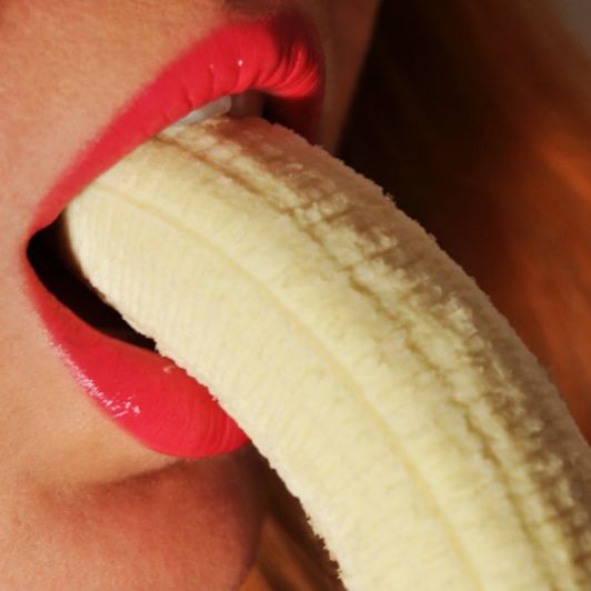 Banana in my pussy photo set