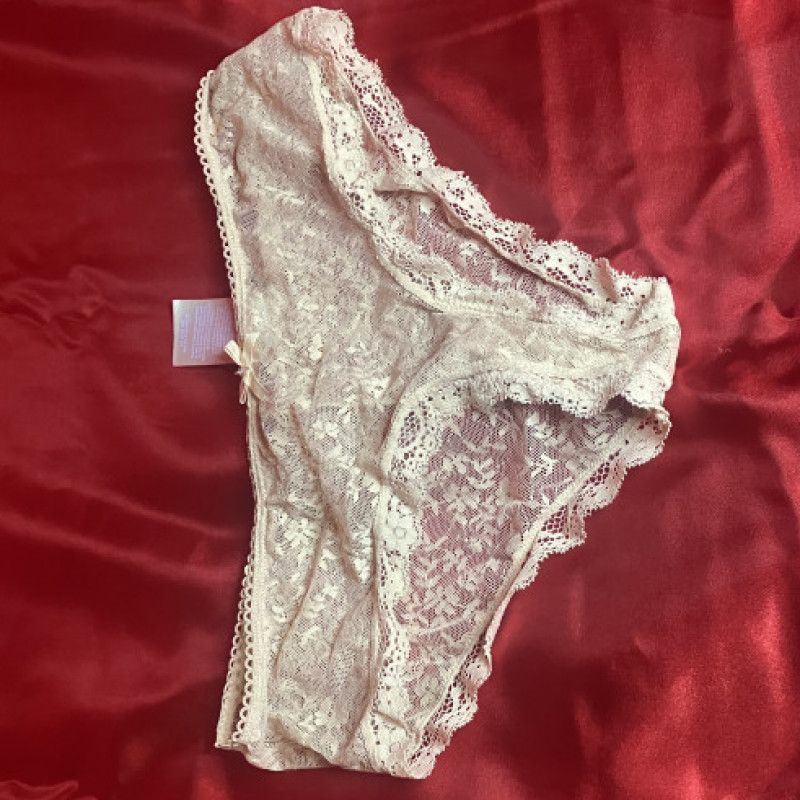 Beige Lace Underwear