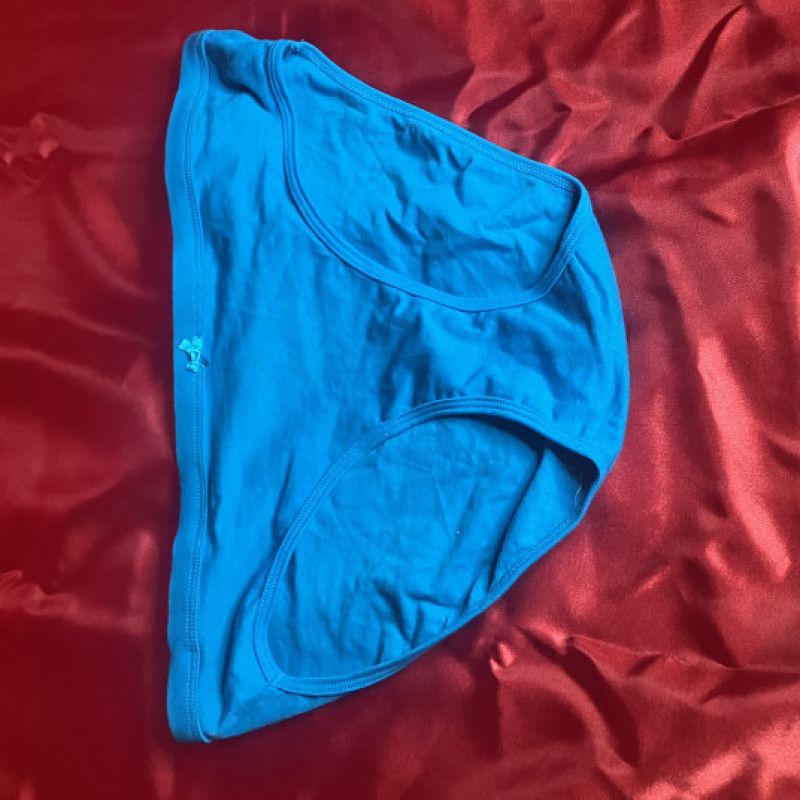 Blue Cotton Underwear