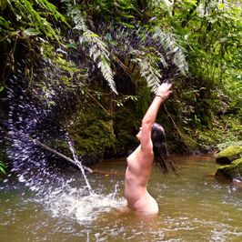 Nude in the lake Photo Set