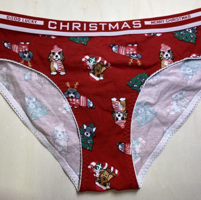 New Years panties with dogs