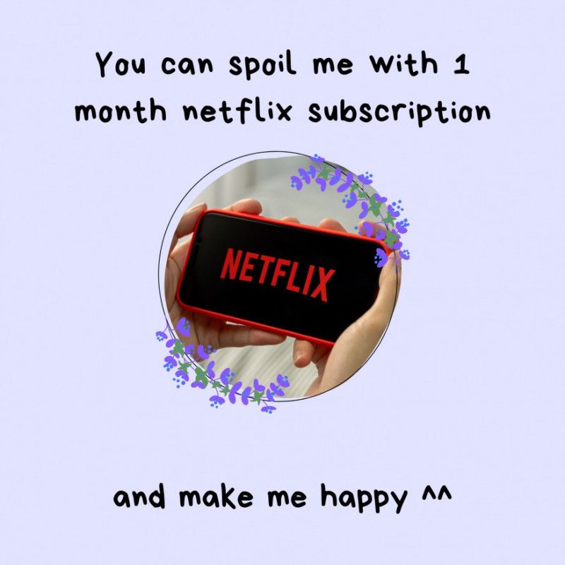 1 month netflix subscription