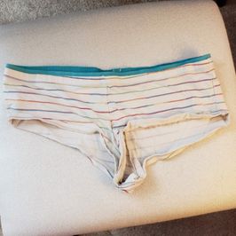 colorful striped panties