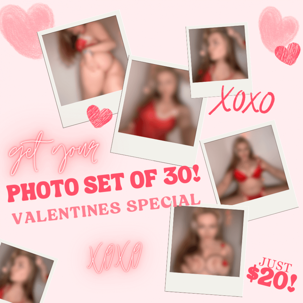 Valentines Photo Set of 30