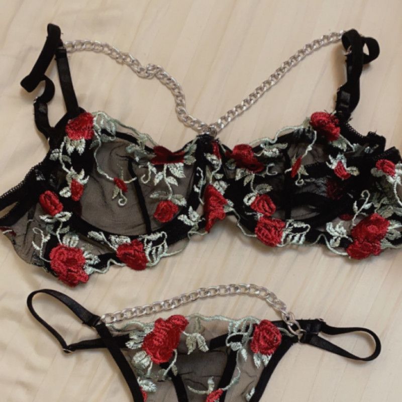 Rose and Chain Lingerie