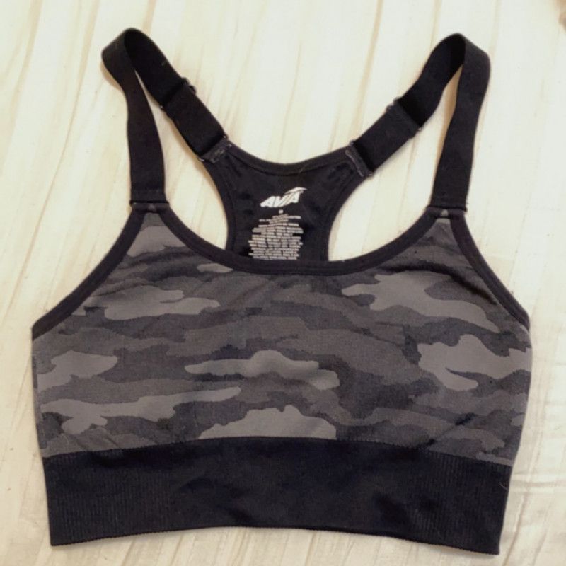 Black Camo Workout Bra