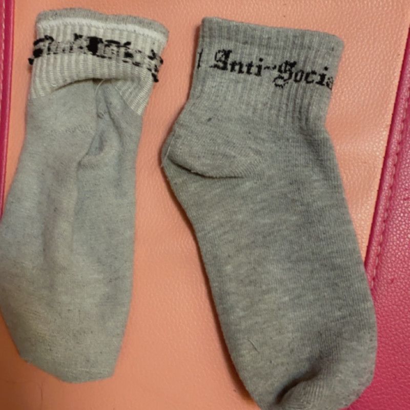 Anti Social Grey Socks