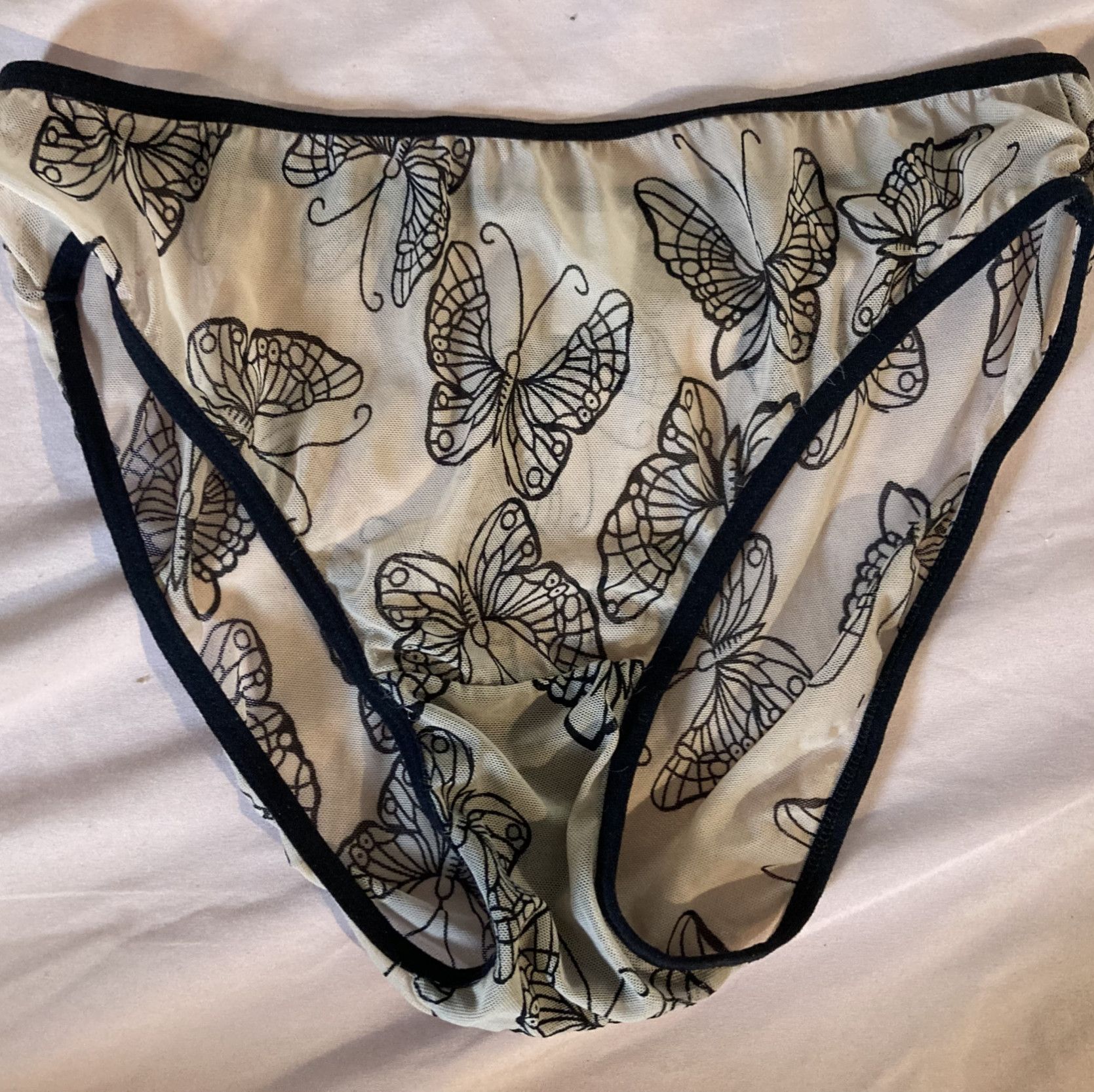 Clean Used Butterfly Panties for a Sissy Boy