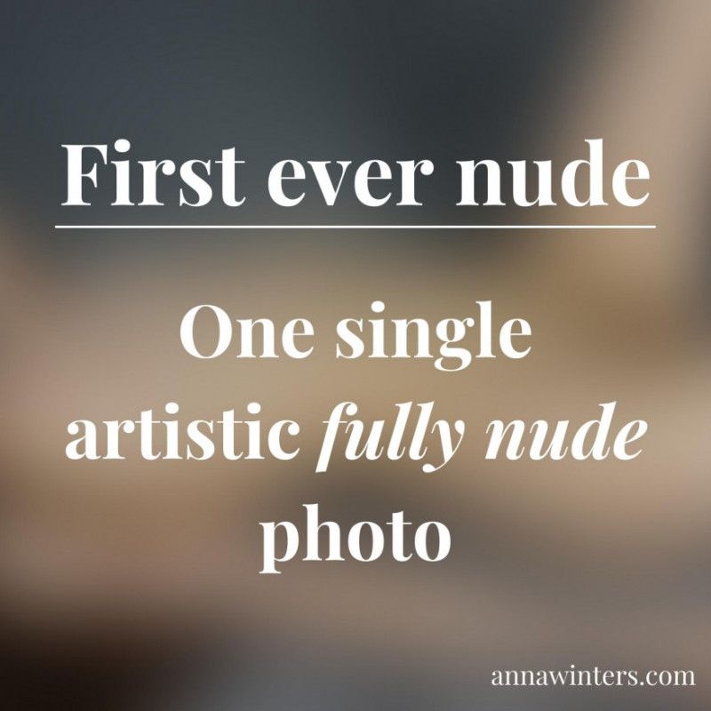 One artistic fully nude photo