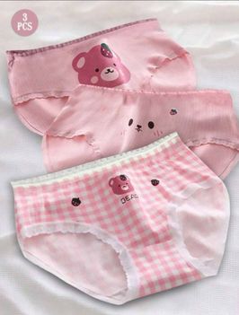 Cute Pink panties with bear