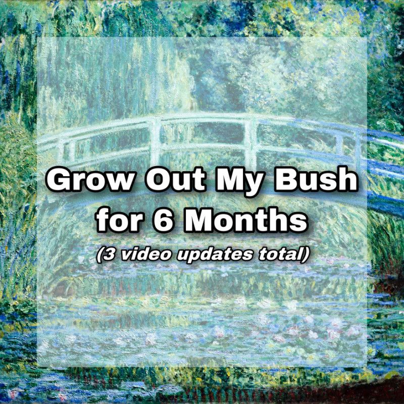 Pay Me to Grow Out My Bush