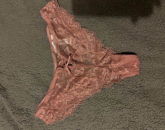 Lacey pink panties