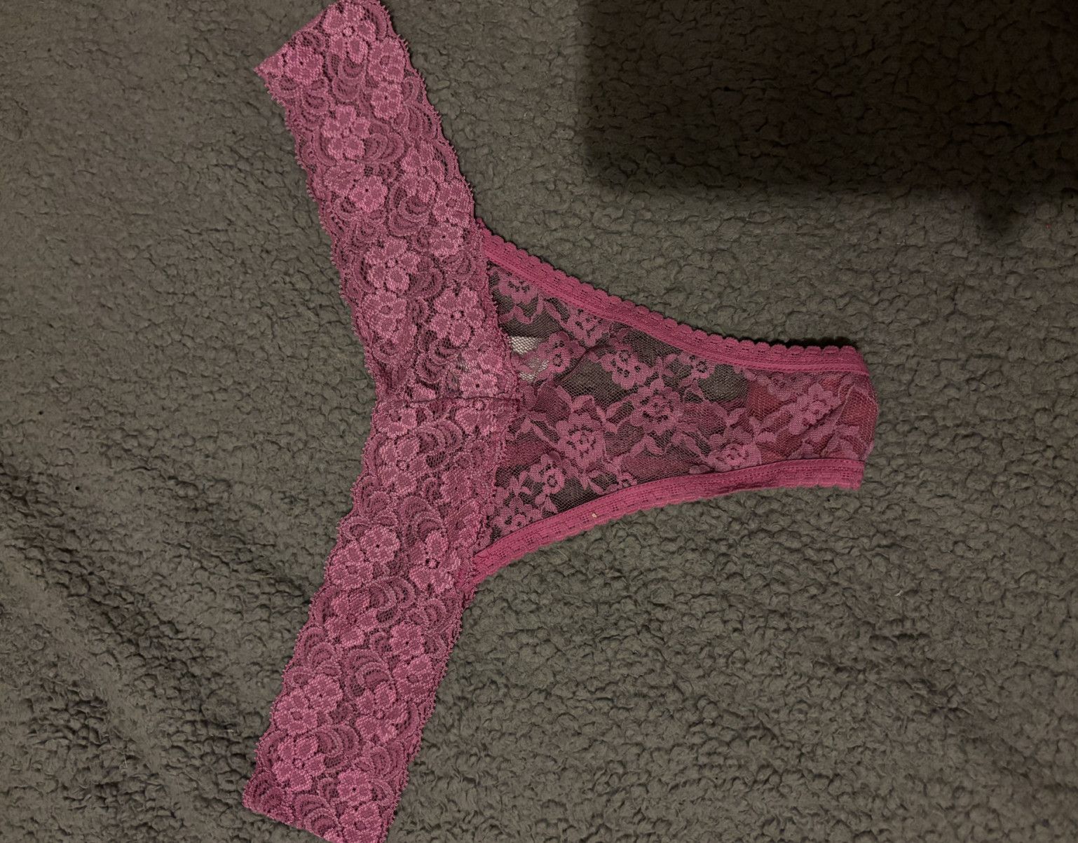 Pink Lacey thongs