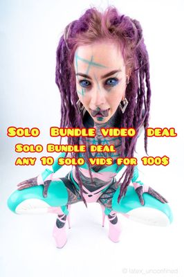 Solo Bundle Deal: 10 Vids