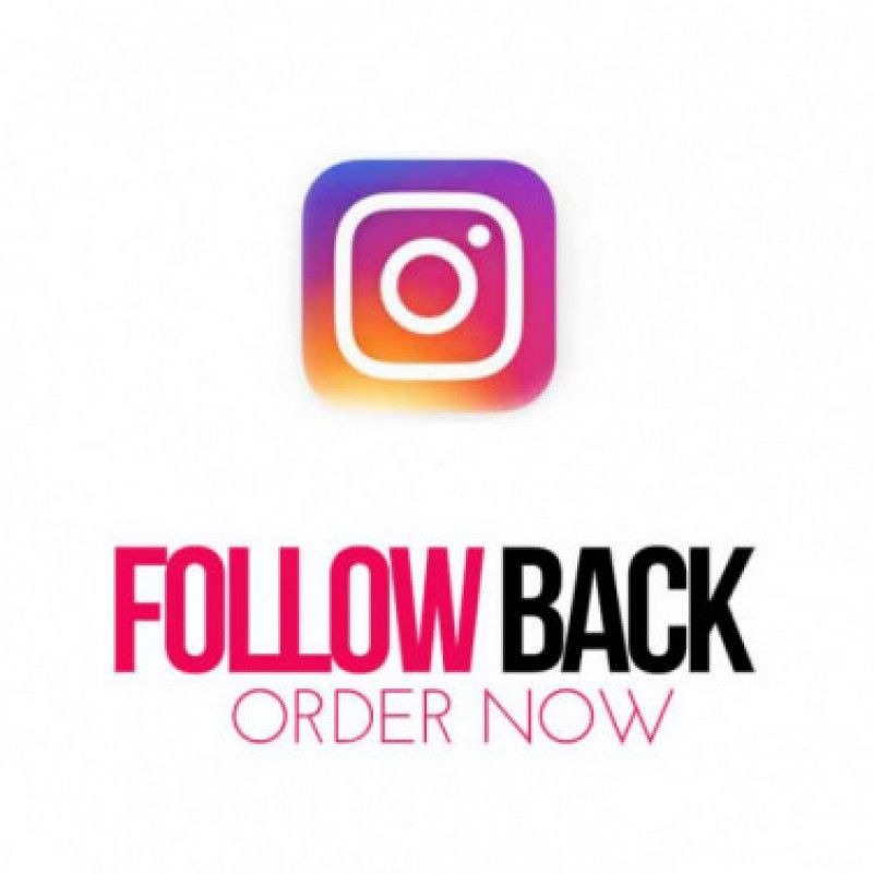 FOLLOW BACK on INSTAGRAM