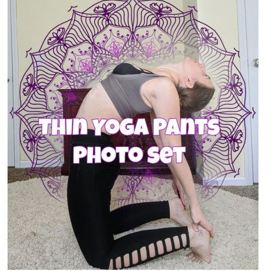 Thin Yoga Pants Photoset