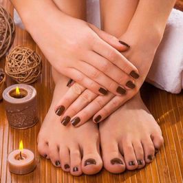 Manicure and pedicure