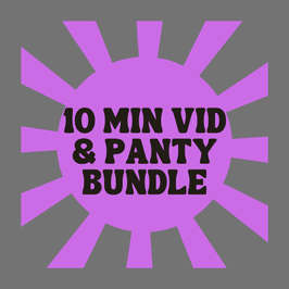 10 Minute Masturbation Custom and Dirty Panty Bundle