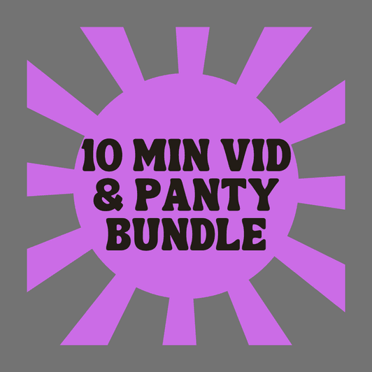 10 Minute Masturbation Custom and Dirty Panty Bundle