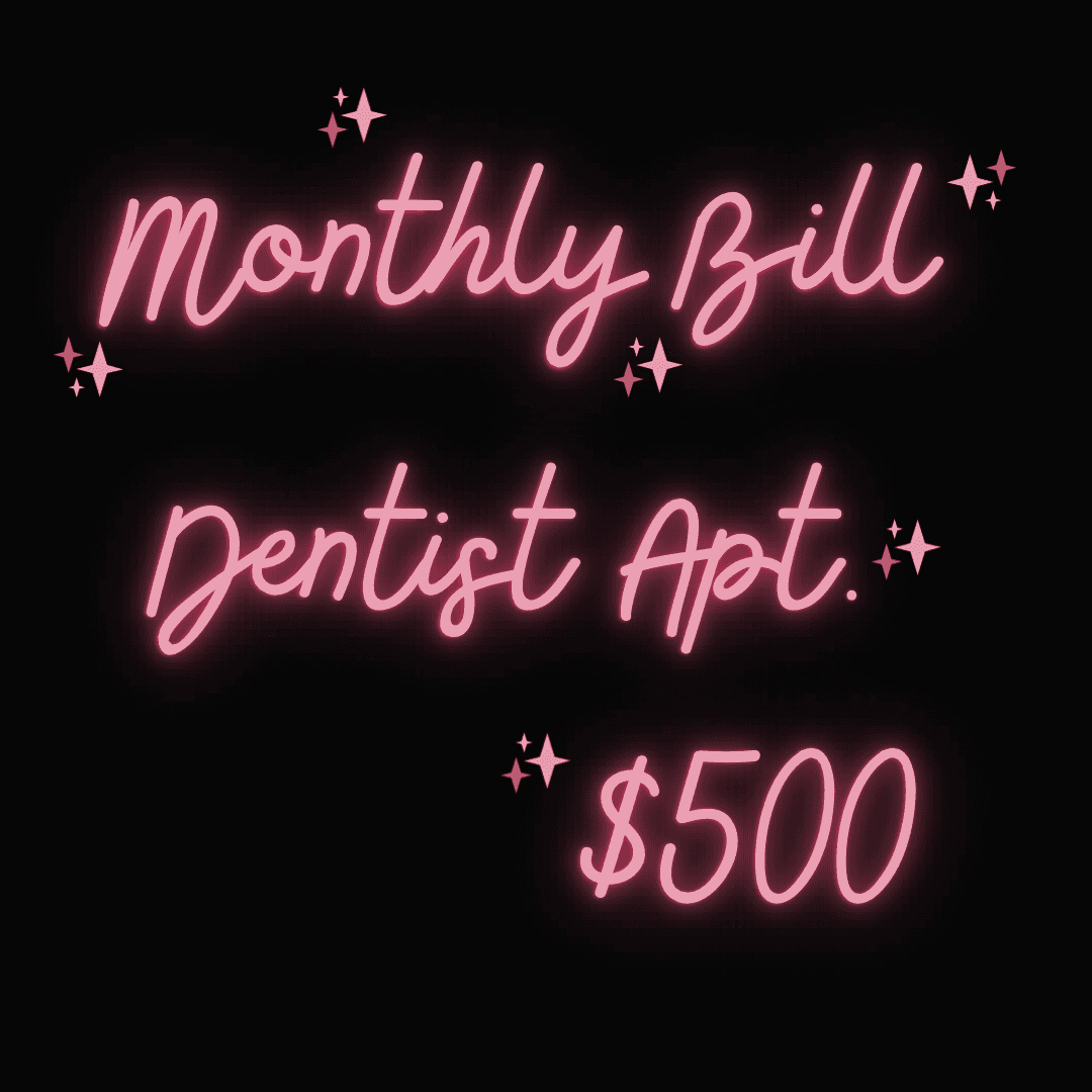 Send me to the Dentist this month