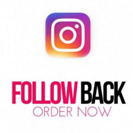 FOLLOW BACK on INSTAGRAM