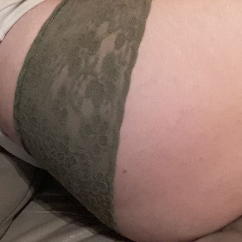 Olive lace panties