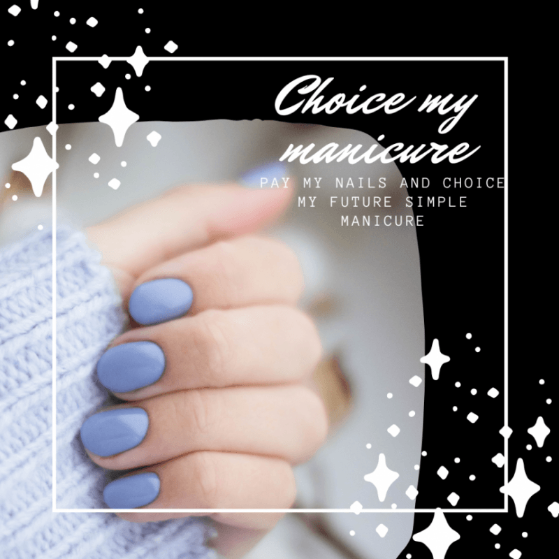 simple manicure of your choice