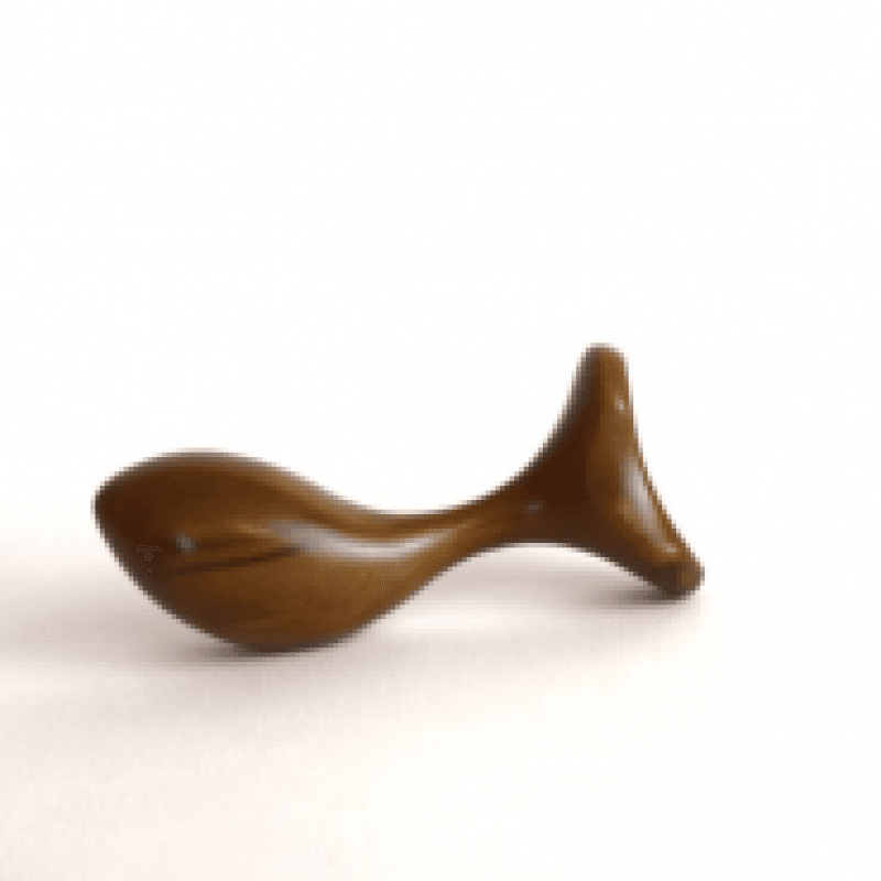 Offer me a wooden anal toy